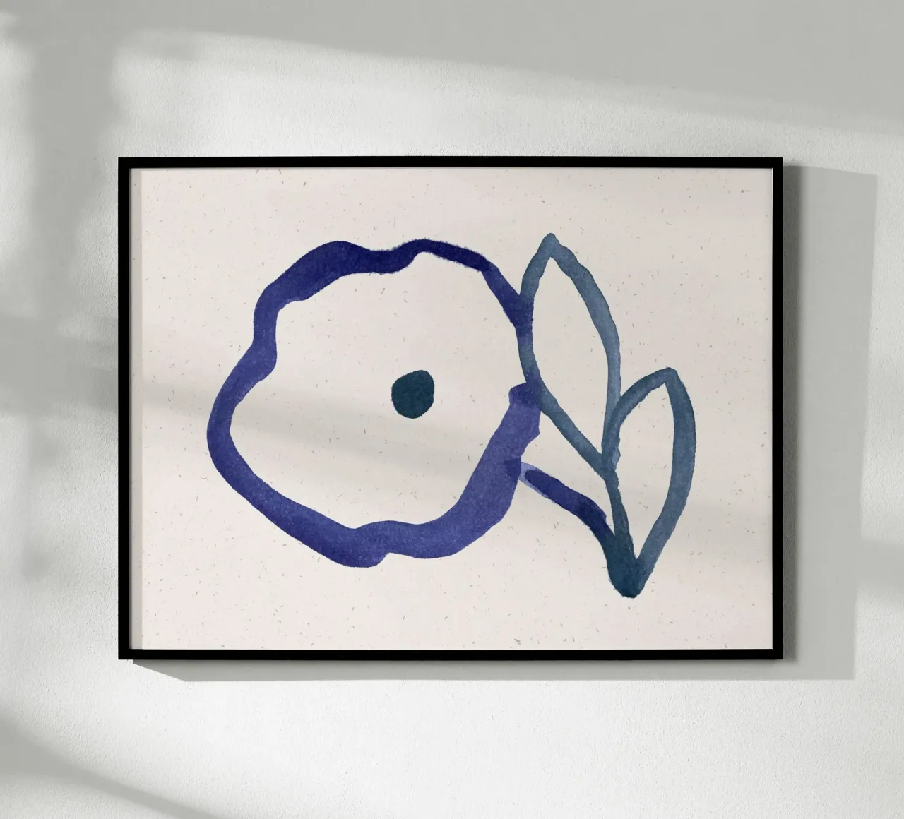Blue Blooms 12 poster by Leaflover