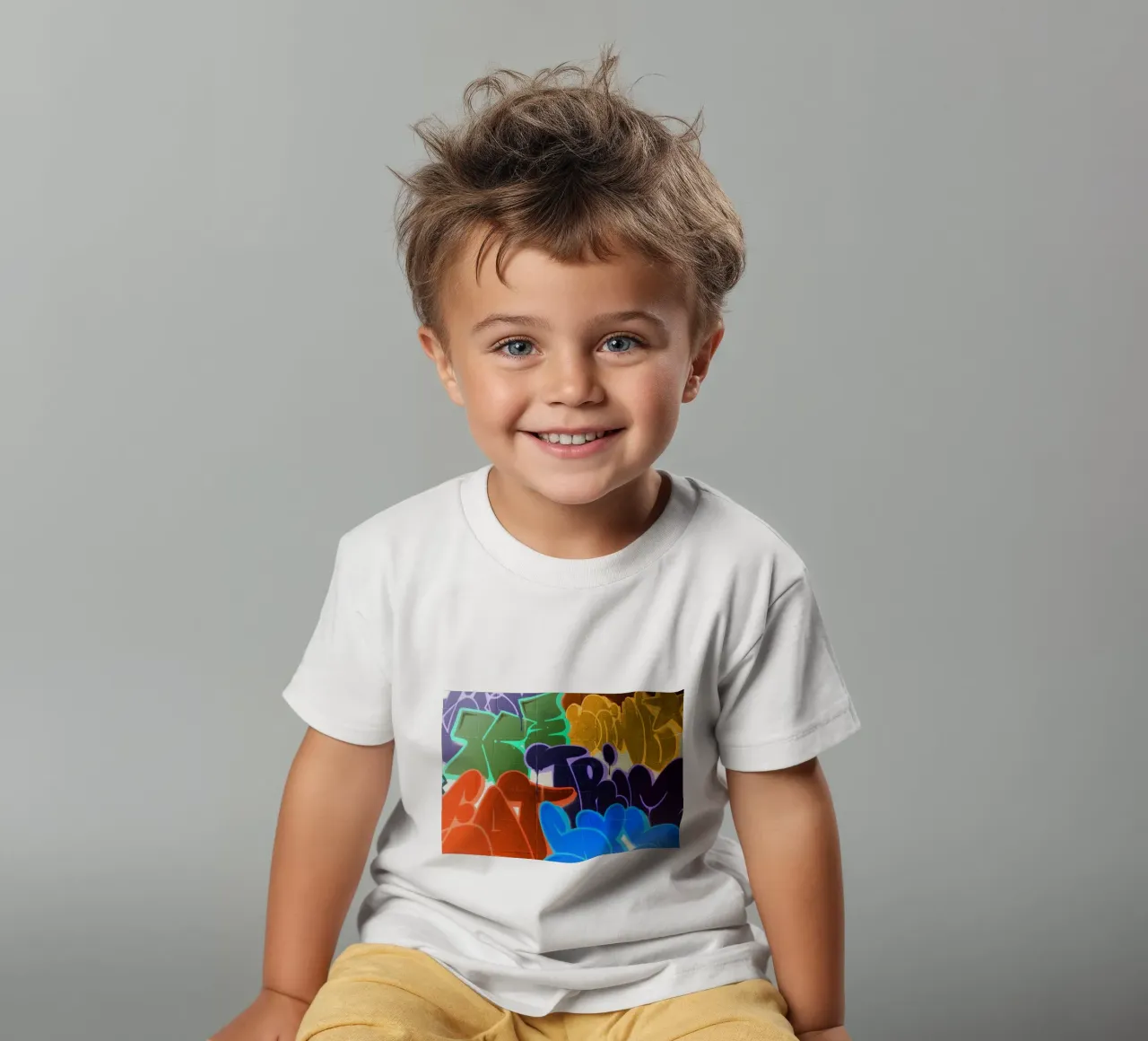 Graffiti Wall t-shirt bambini da Flo Klein