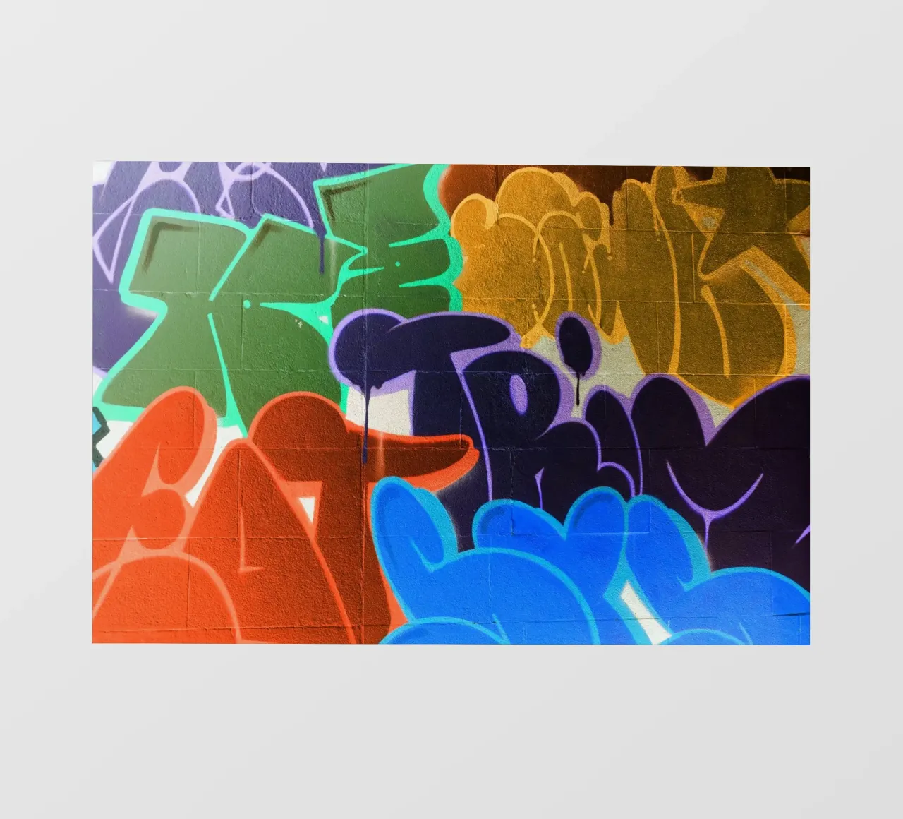 Graffiti Wall telo in pvc da Flo Klein