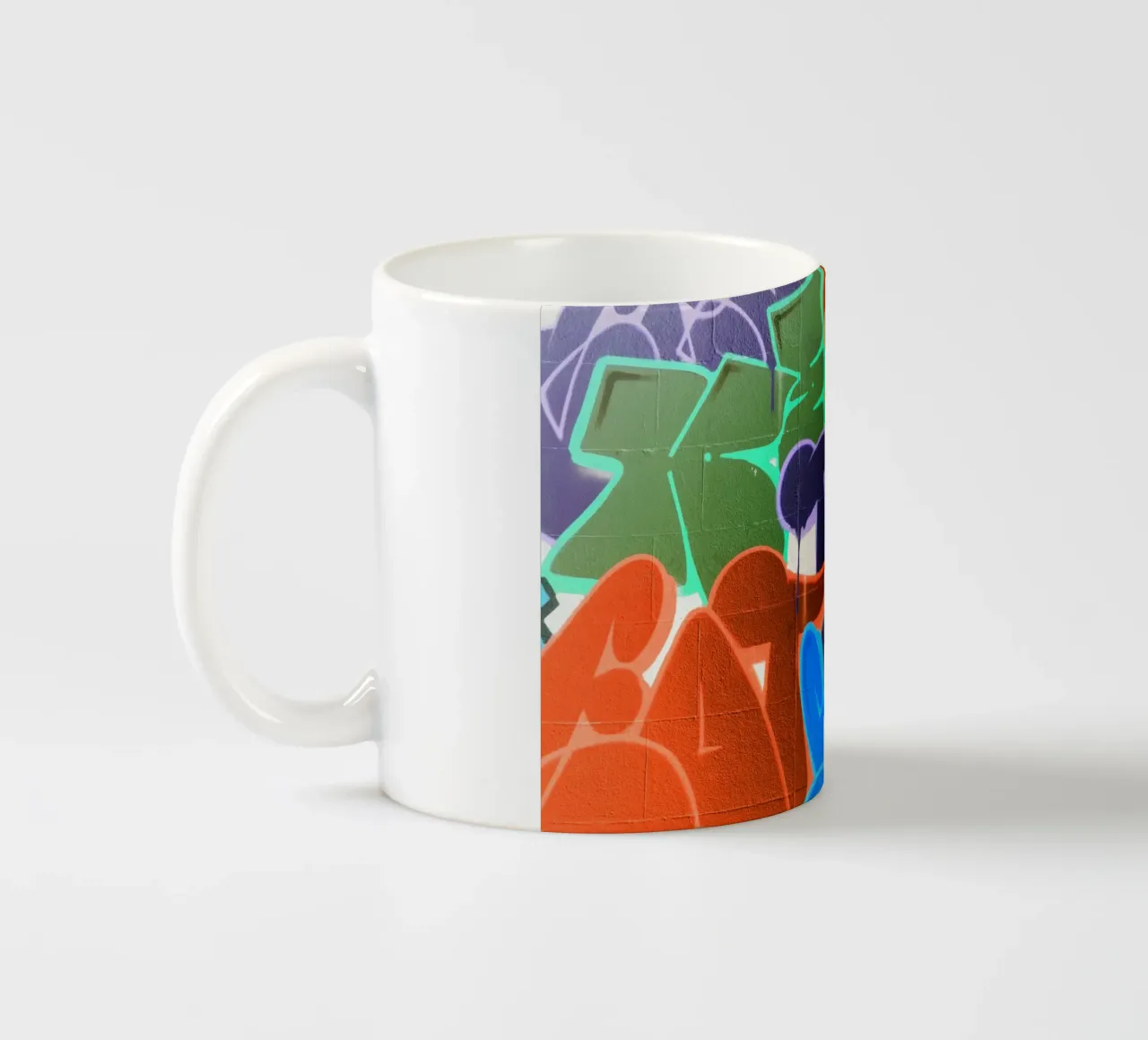 Graffiti Wall tazza in ceramica da Flo Klein
