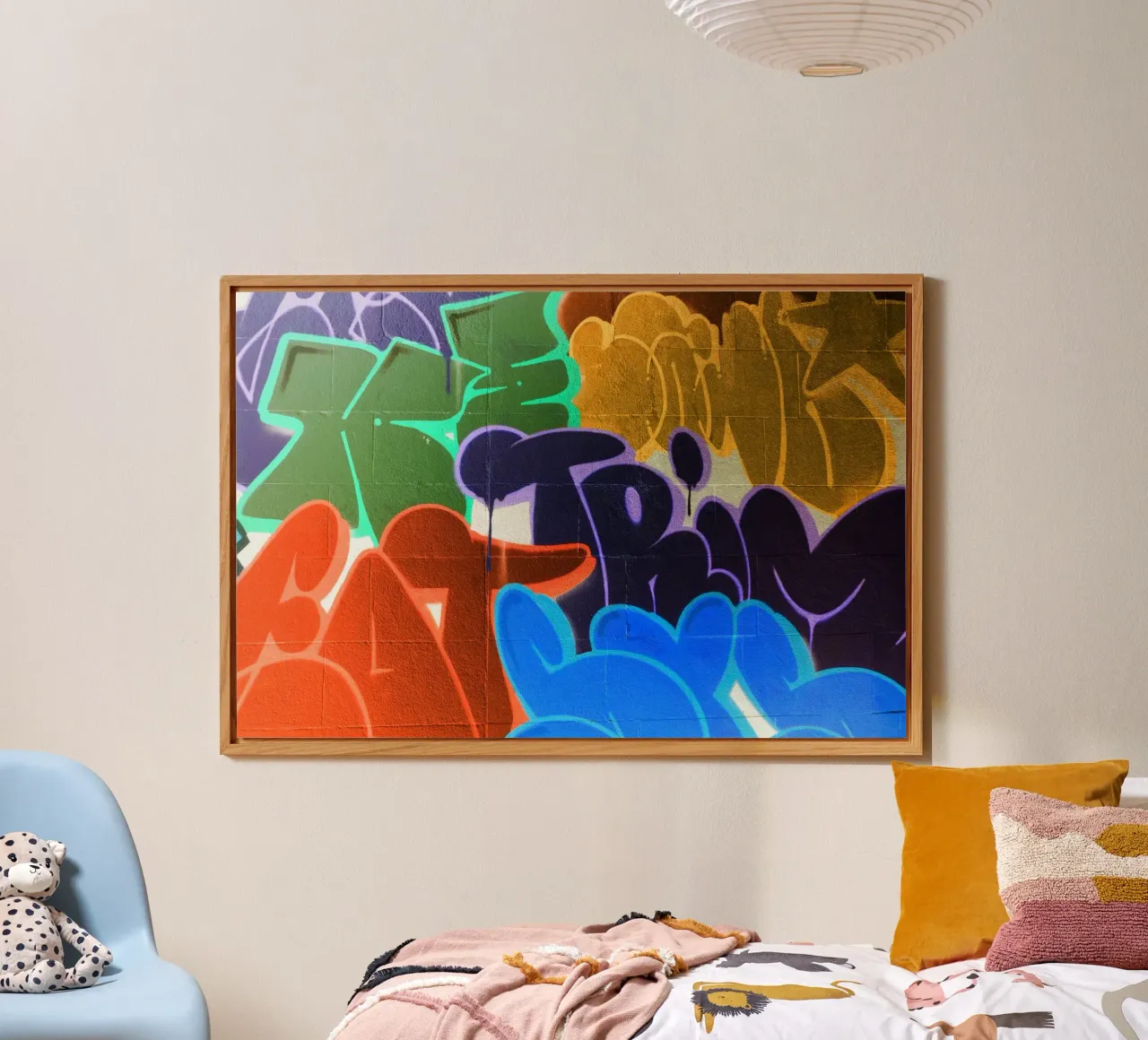 Graffiti Wall alluminio dibond da Flo Klein