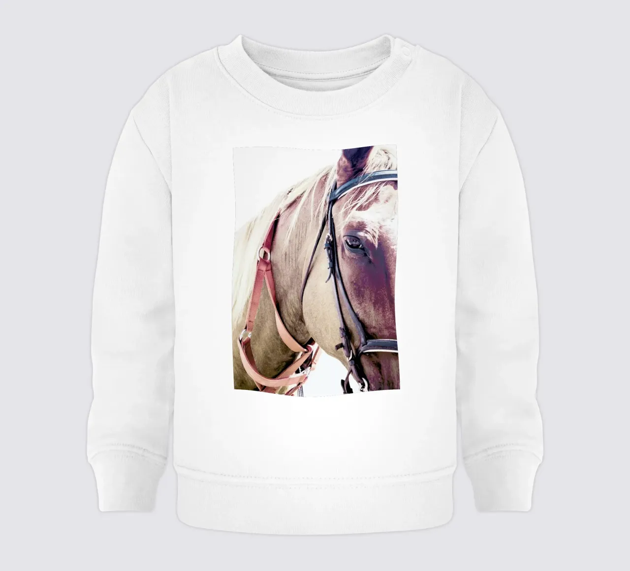 Horses II felpa neonato da Victoria Frost