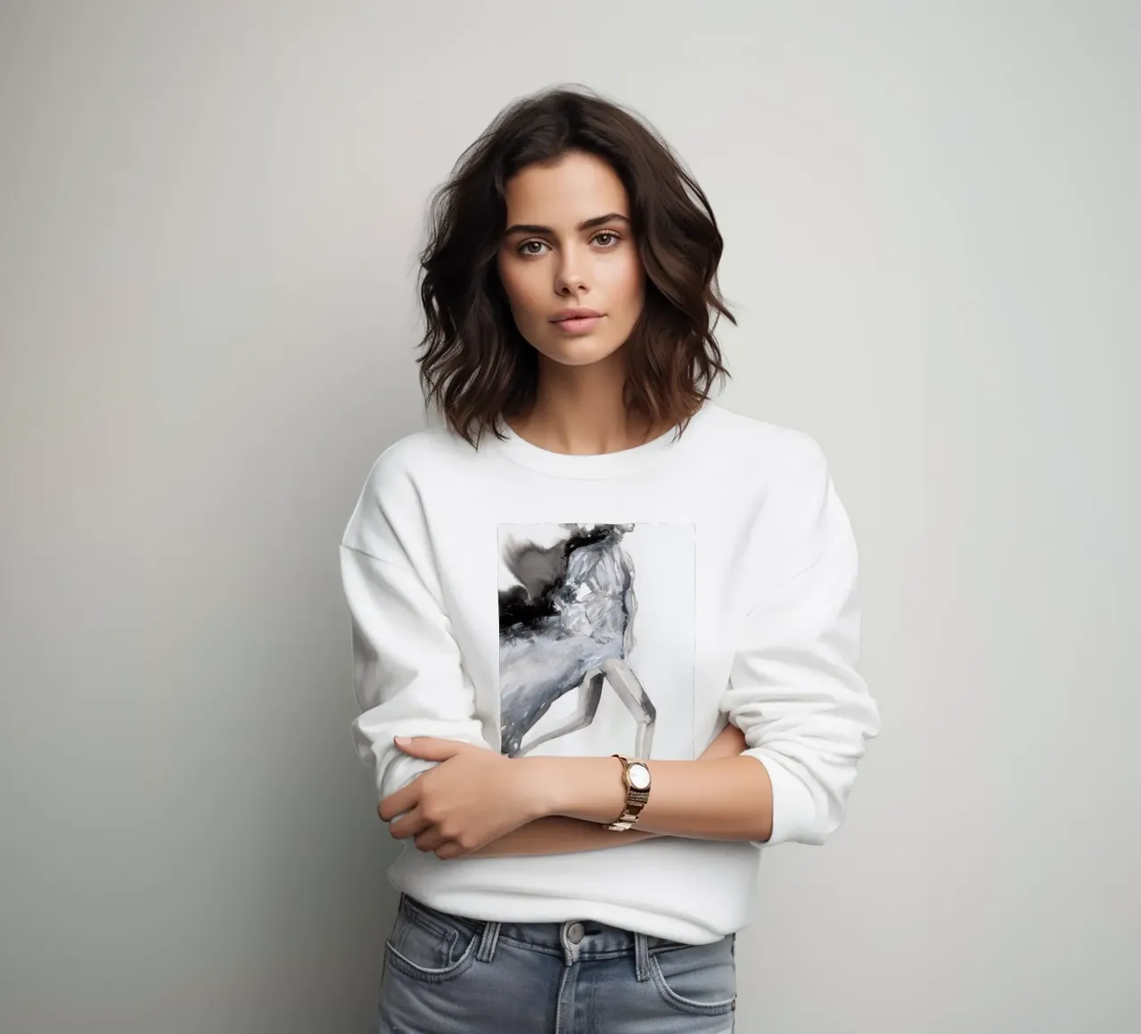 Spilling the Sugar on Sugar sweatshirt by Victoria Verbaan