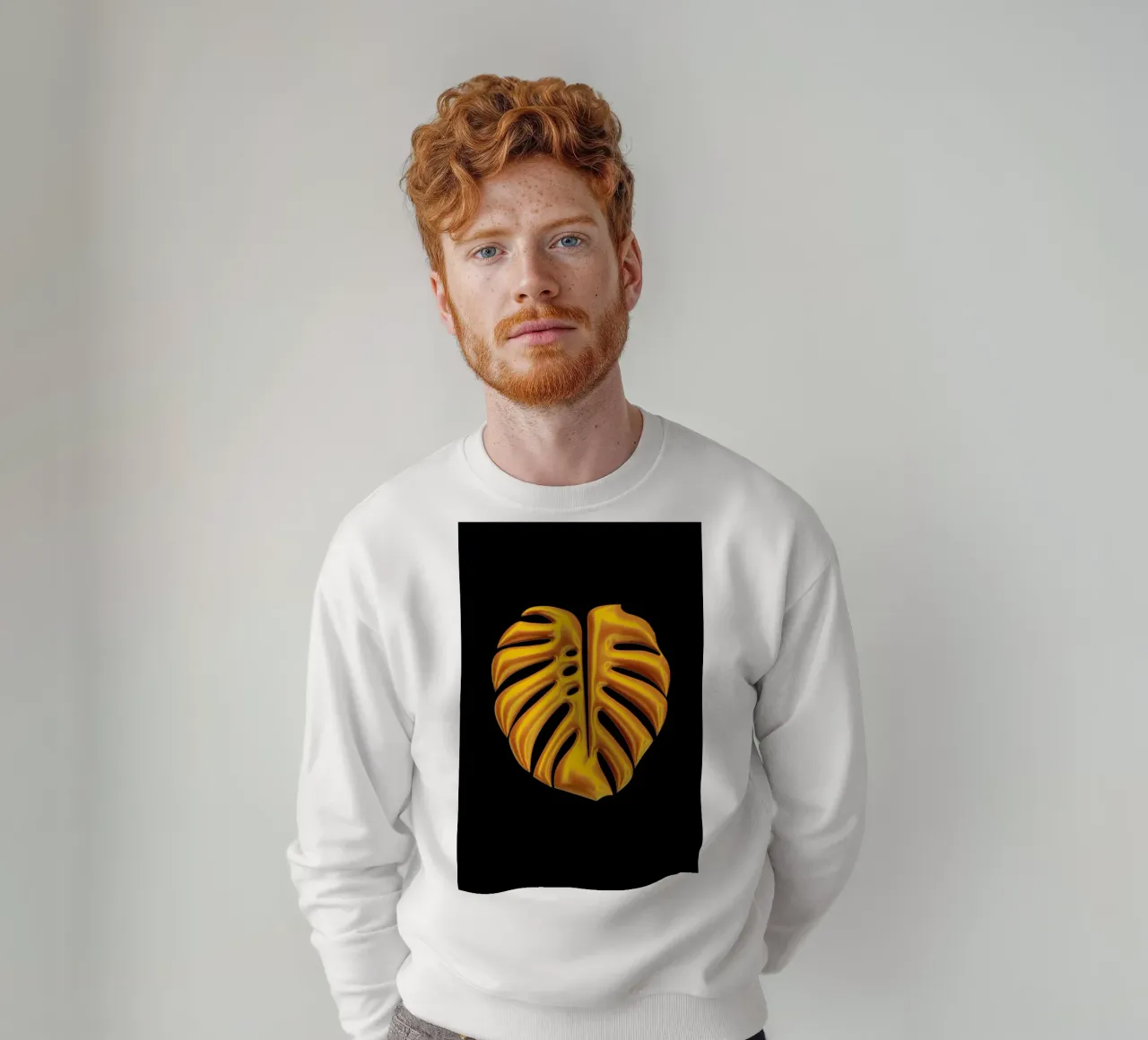 Leaf sweatshirt by Octavian