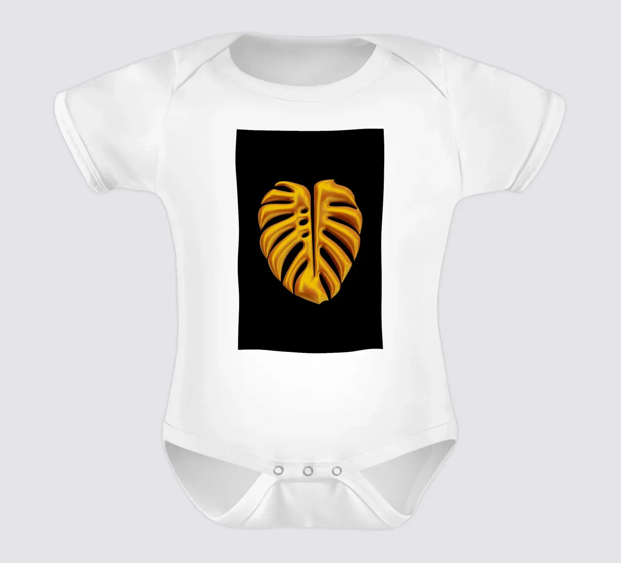 Leaf body neonato maniche corte da Octavian