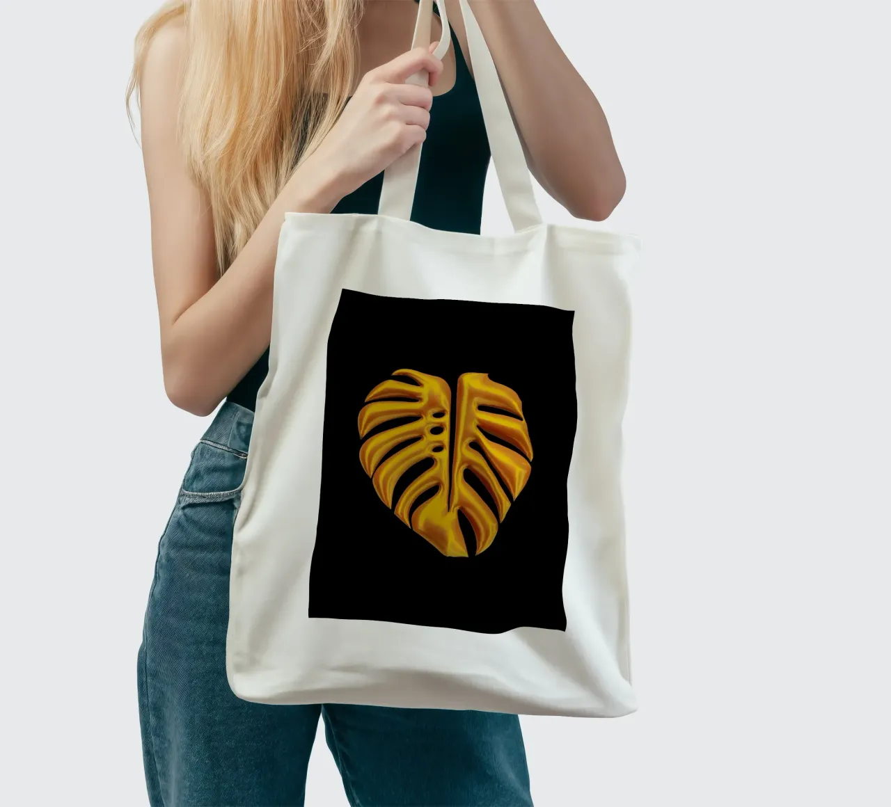 Leaf borsa in juta da Octavian