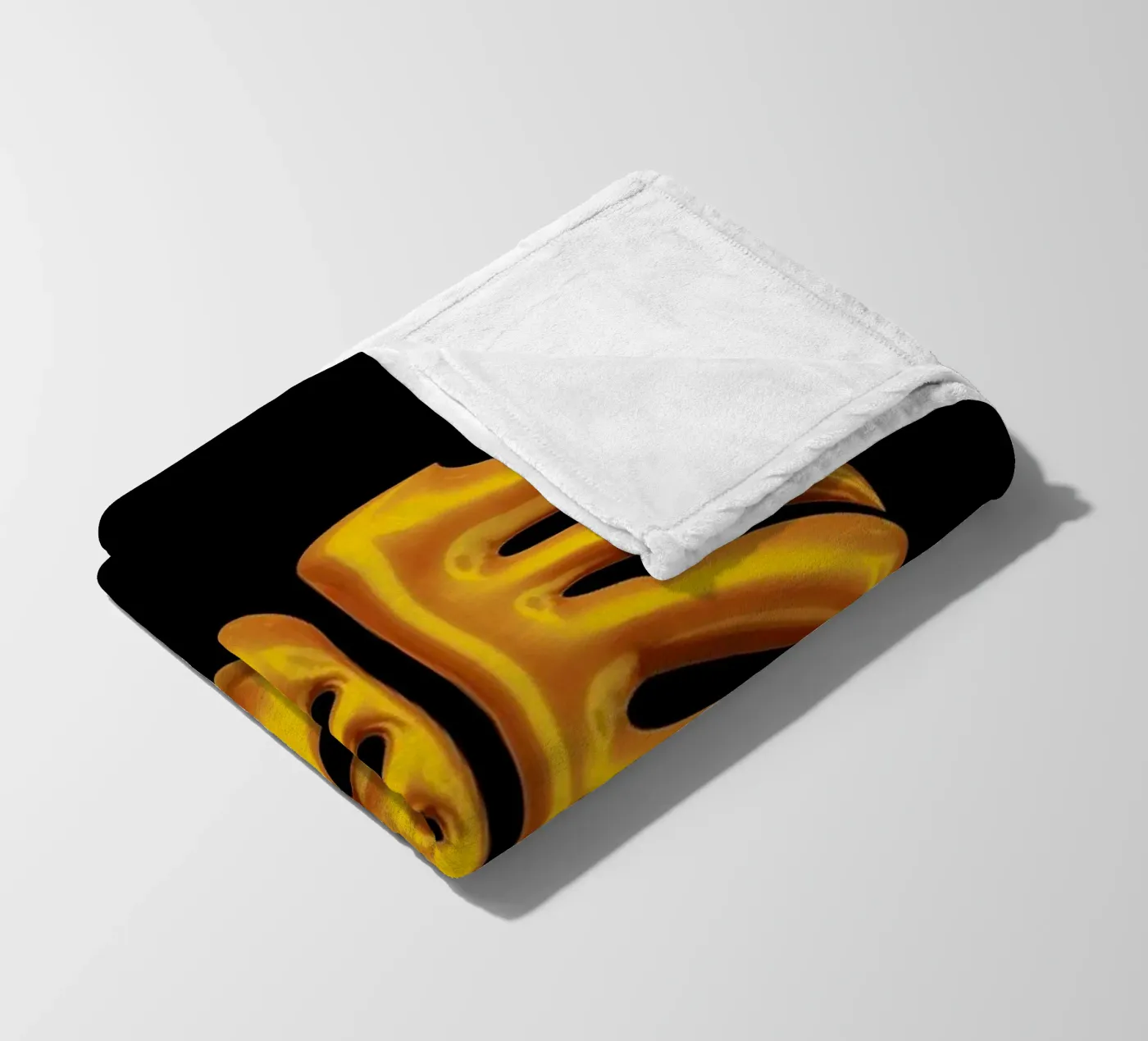 Leaf fleece blanket by Octavian