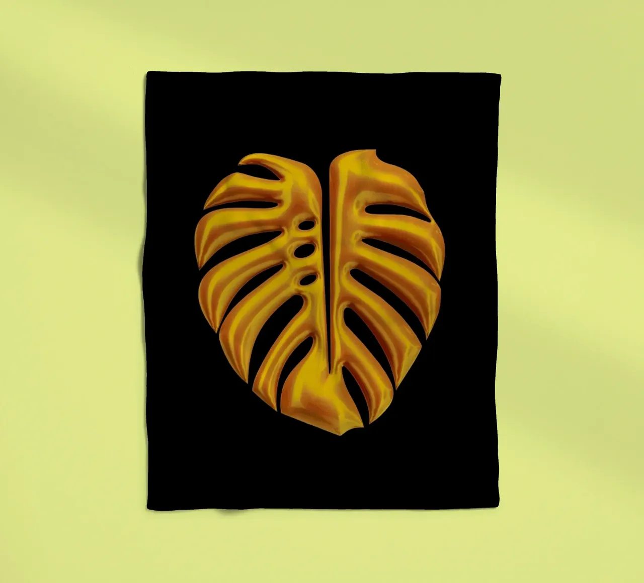 Leaf fleecedeken van Octavian