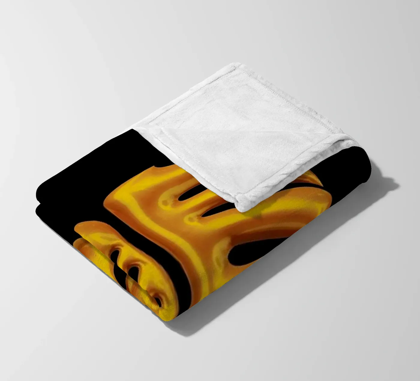 Leaf fleece blanket by Octavian