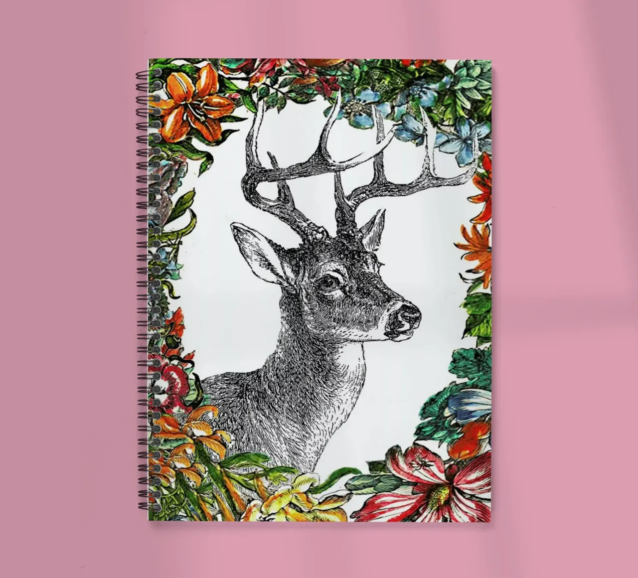 Oh Deer spiral notebook by Rococco LA