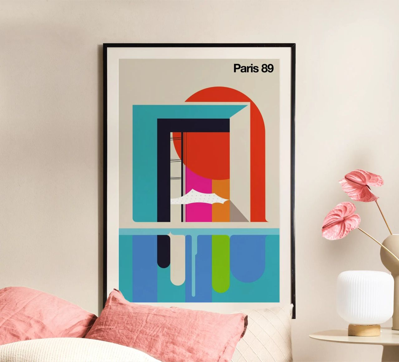 Paris 89 Poster von Bo Lundberg