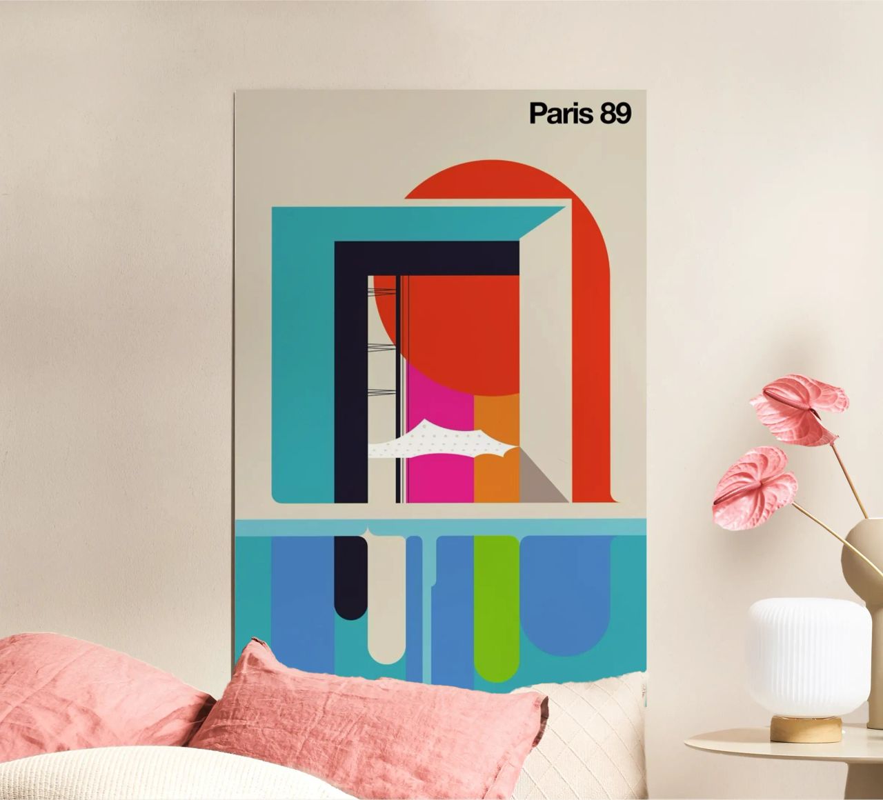 Paris 89 Poster von Bo Lundberg