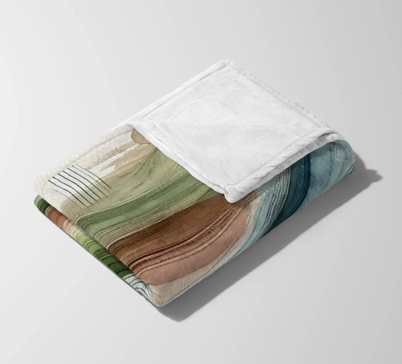 Vibrazioni astratte della natura in Art Déco coperta in pile da Chromatic Fusion Studio
