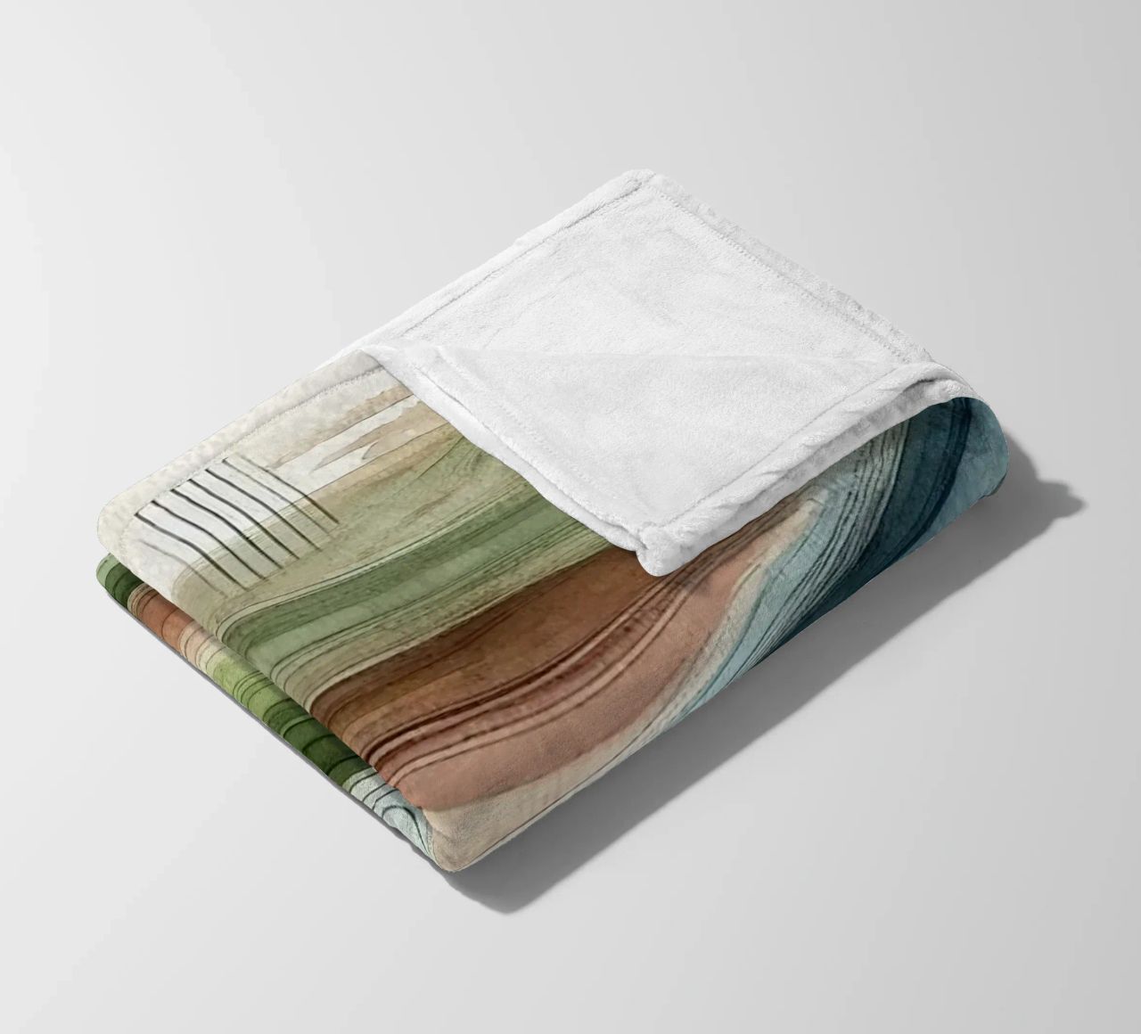 Vibrazioni astratte della natura in Art Déco coperta in pile da Chromatic Fusion Studio