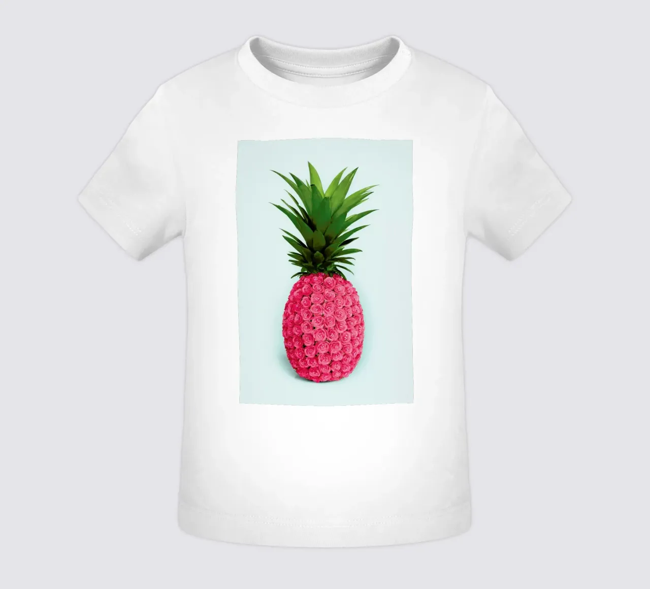 Pineapple Roses Baby T-Shirt von Paul Fuentes Design