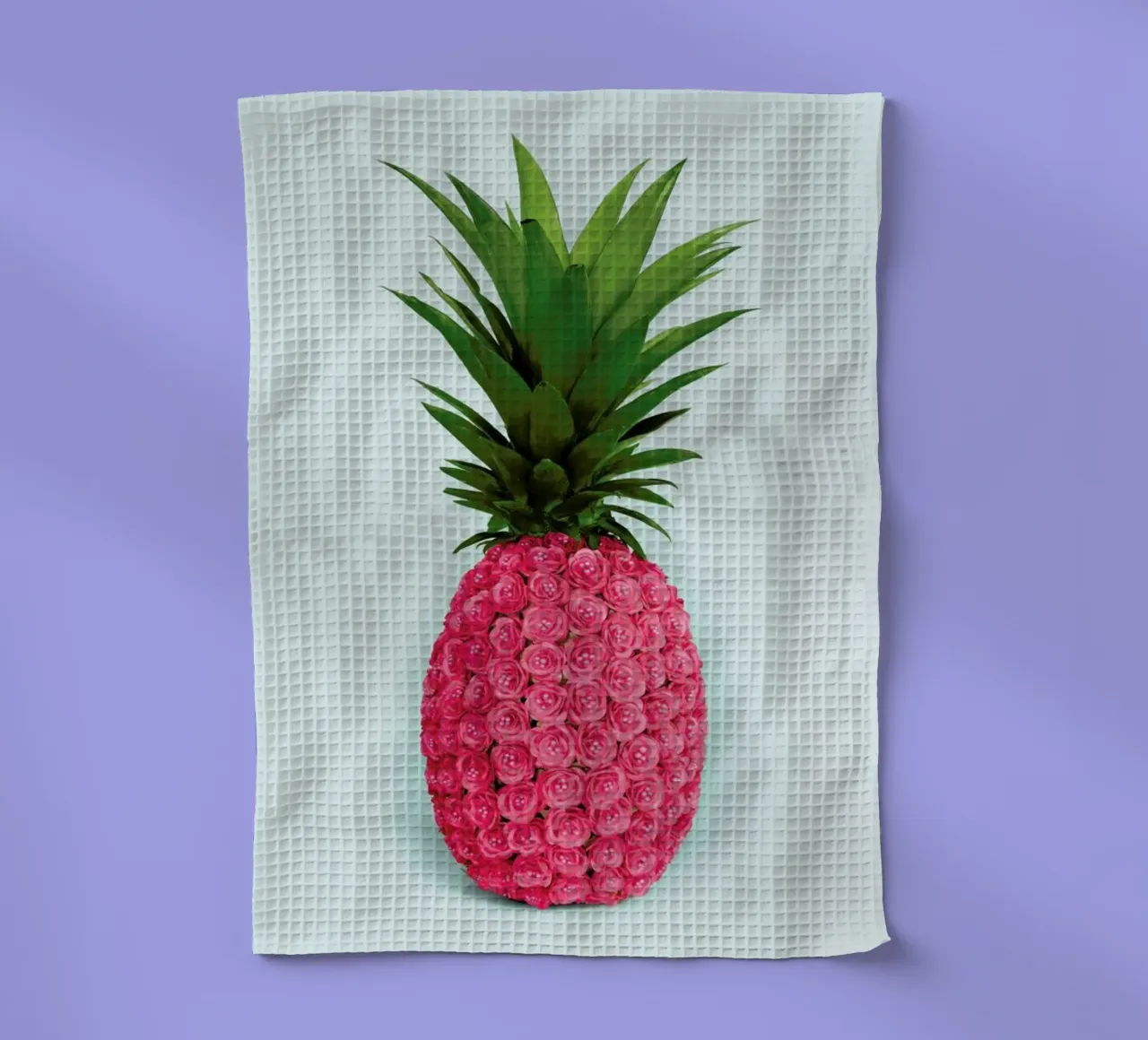 Pineapple Roses canovaccio da cucina da Paul Fuentes Design