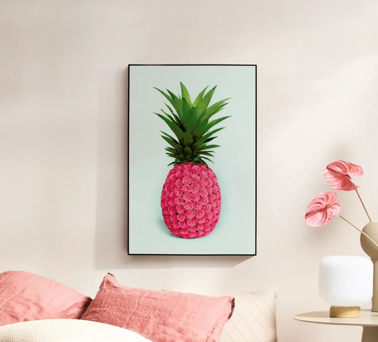 Pineapple Roses plexiglass da Paul Fuentes Design