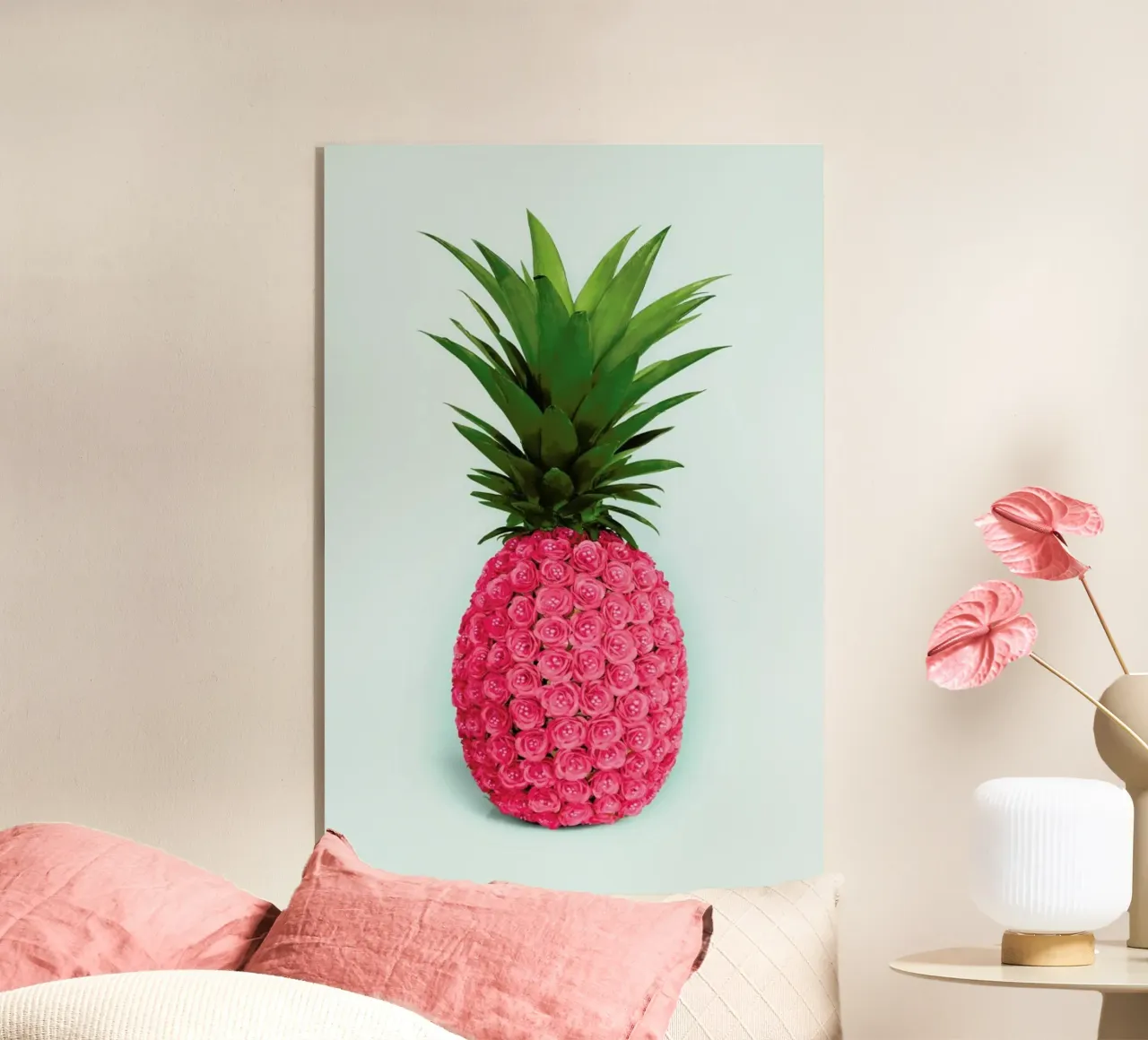 Pineapple Roses plexiglass da Paul Fuentes Design