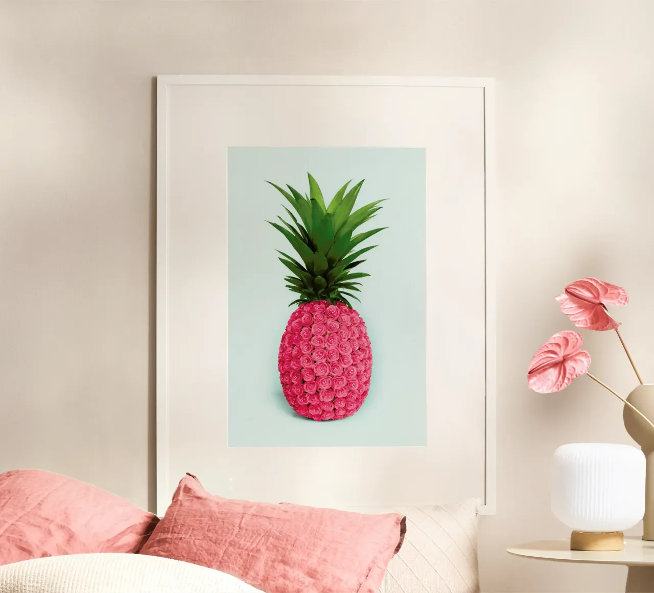 Pineapple Roses poster da Paul Fuentes Design