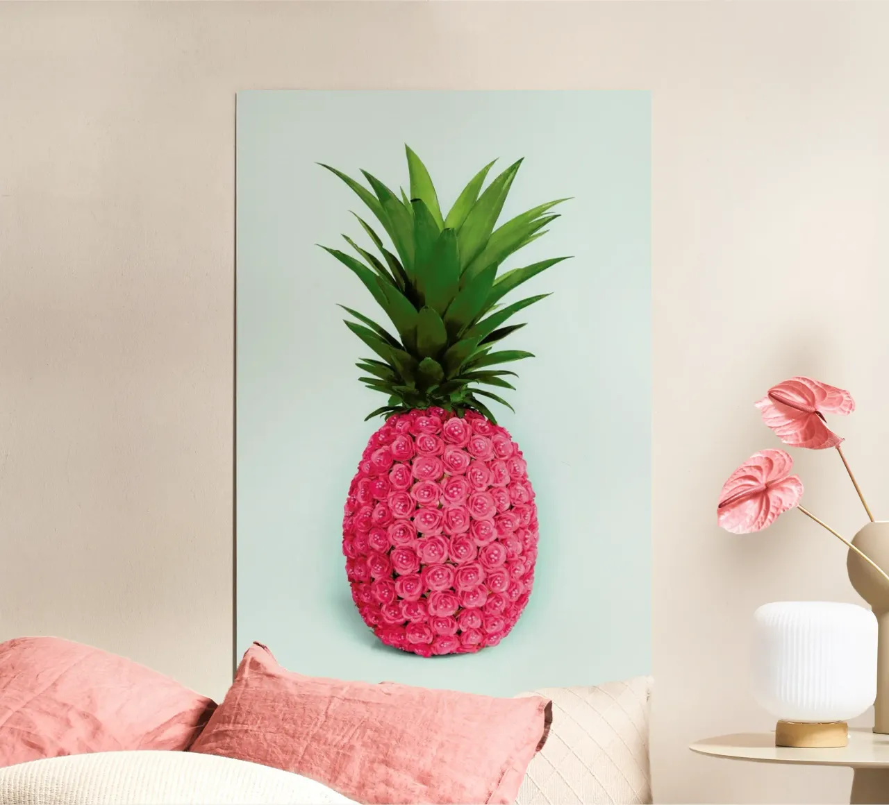 Pineapple Roses poster da Paul Fuentes Design