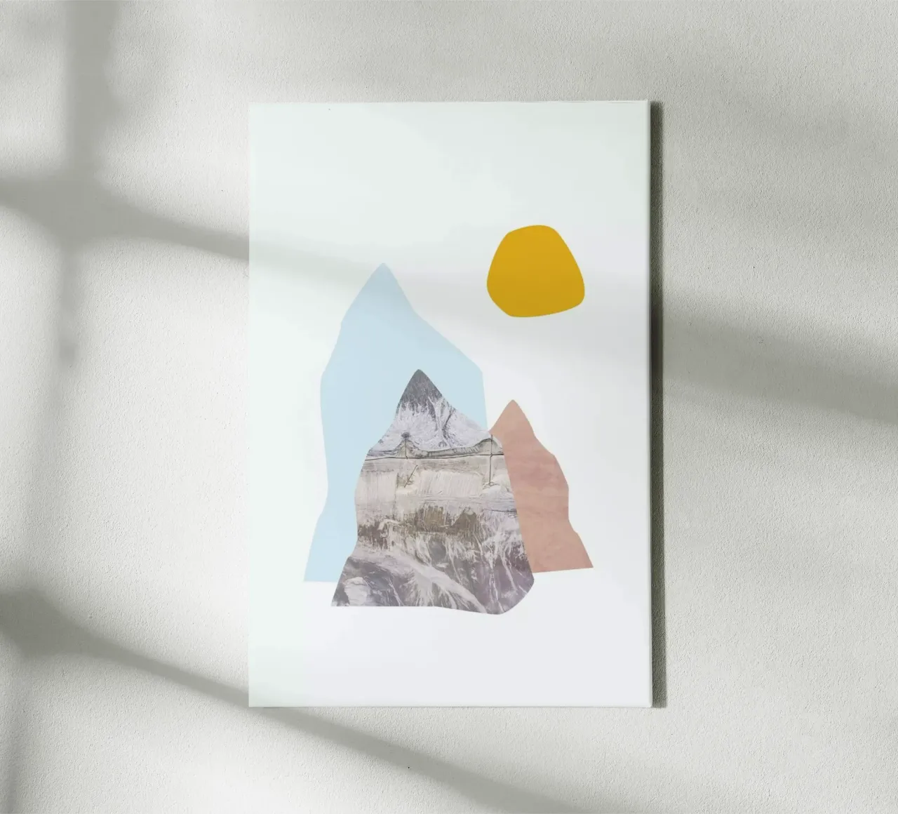 Abstract Mountains tela con Cornice a cassetta da petiteCAPS