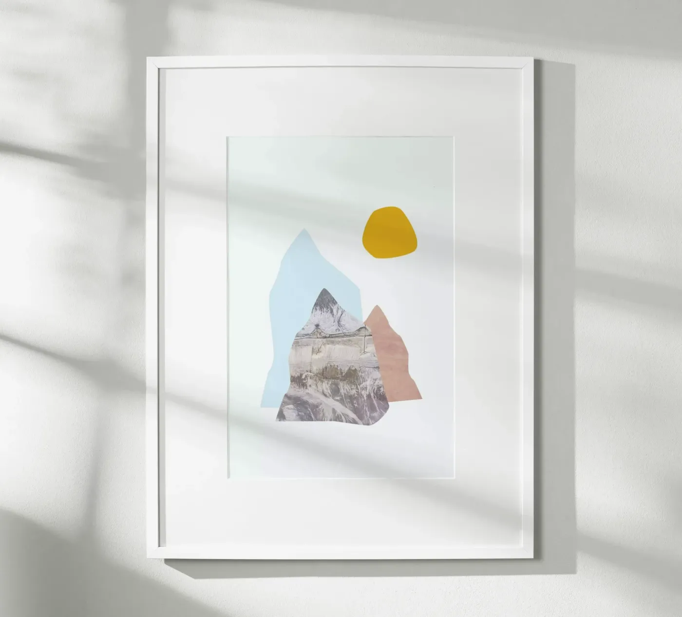 Abstract Mountains poster da petiteCAPS