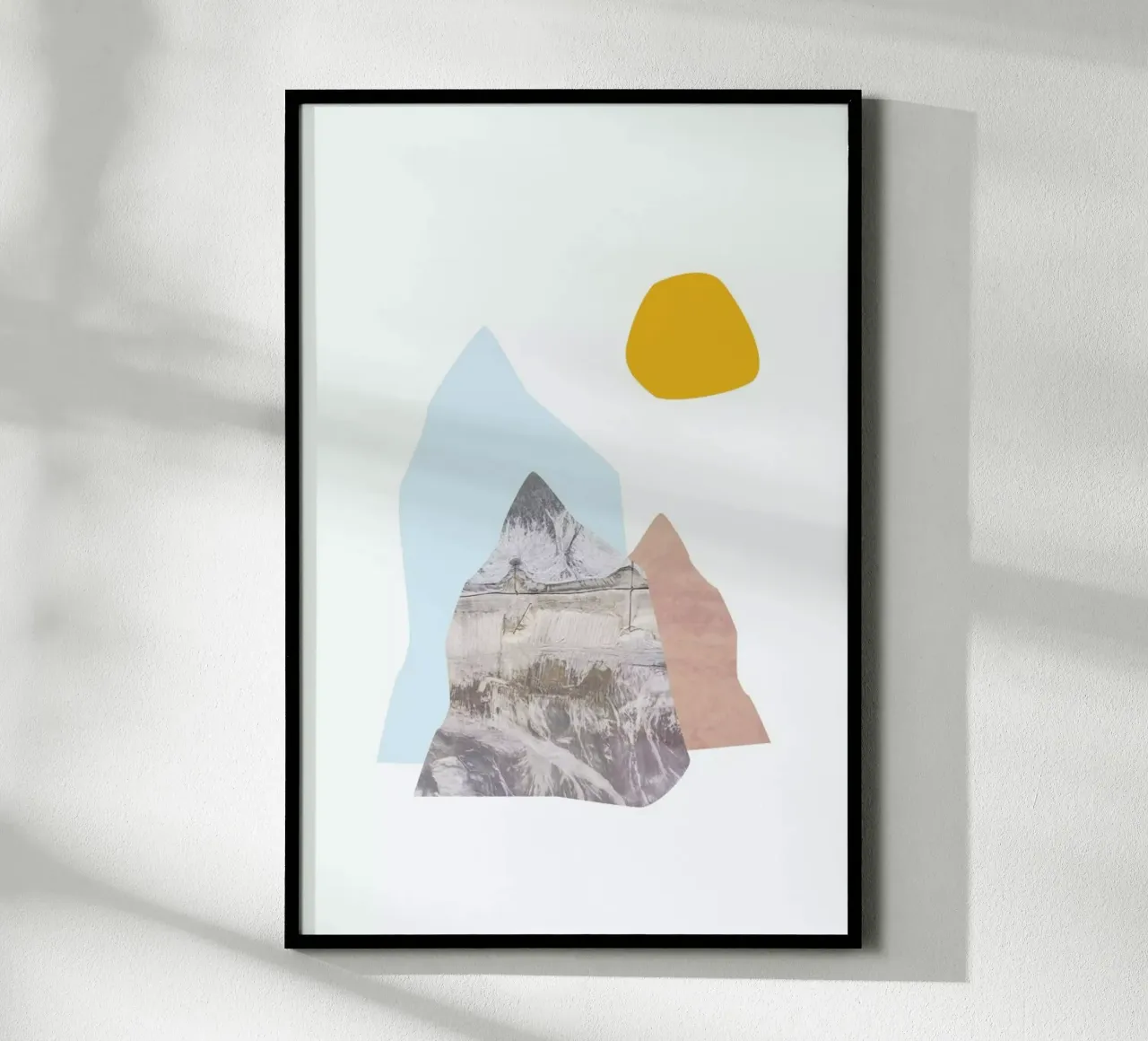 Abstract Mountains carta hahnemühle da petiteCAPS
