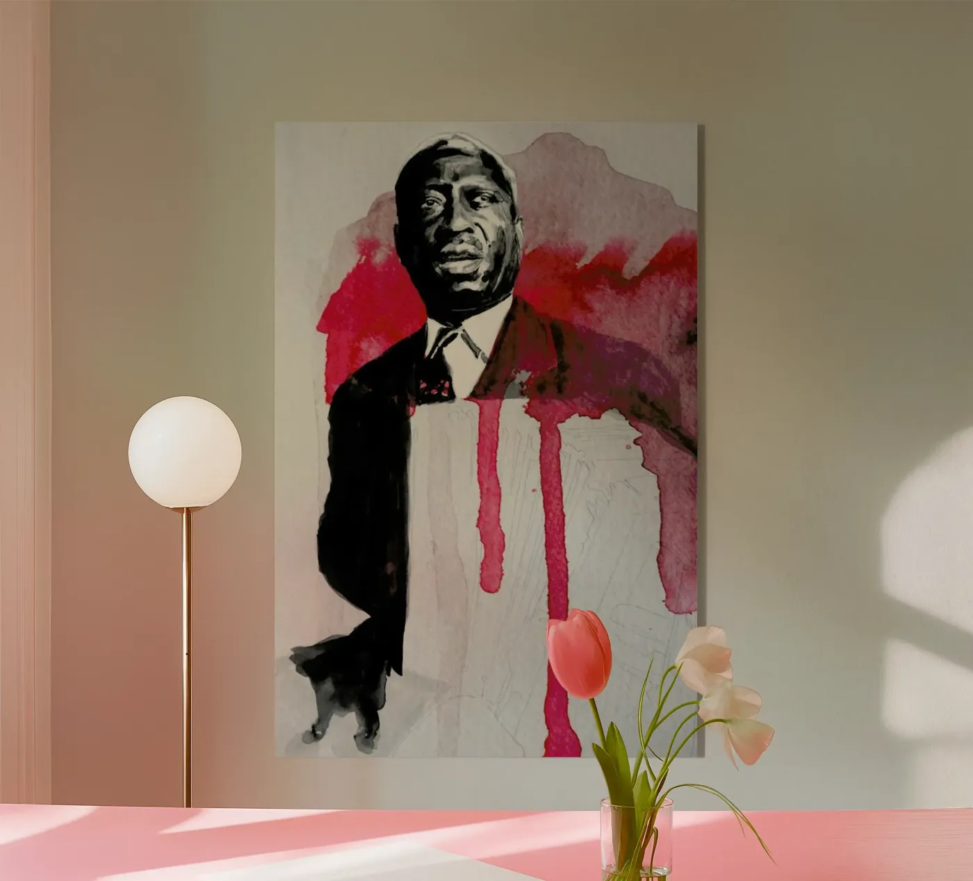 Leadbelly plexiglas de David Diehl