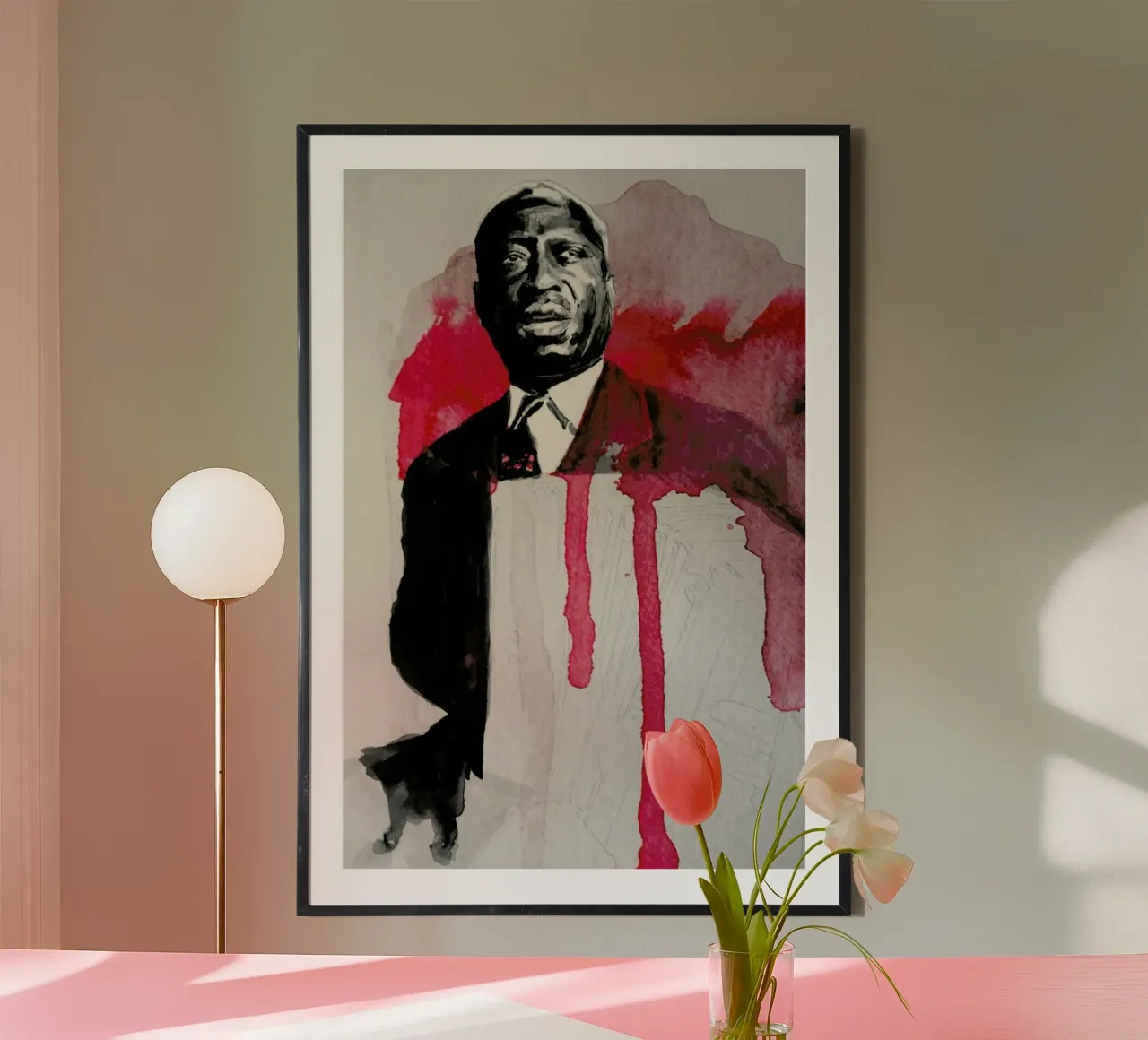 Leadbelly poster by David Diehl