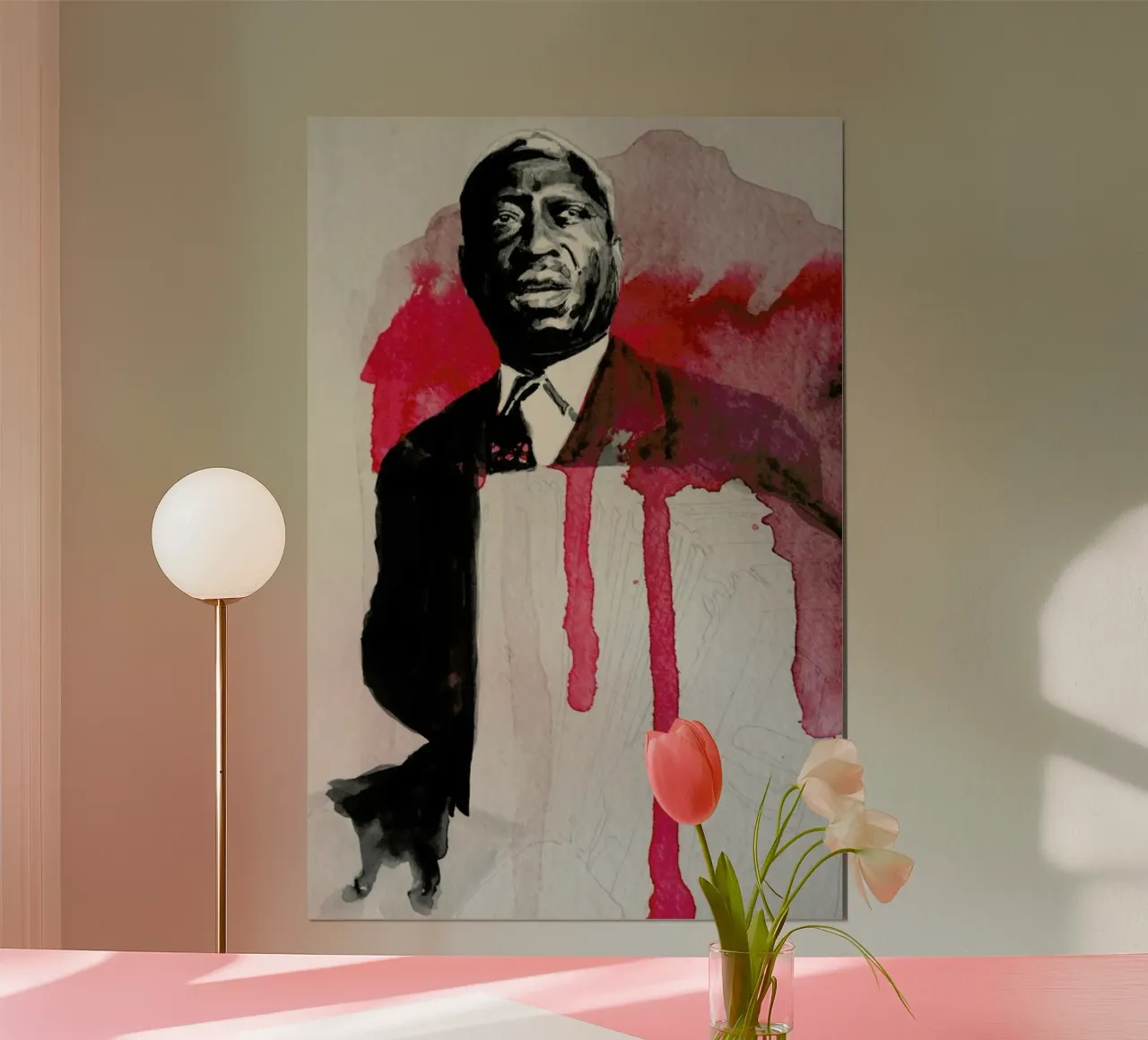 Leadbelly poster by David Diehl