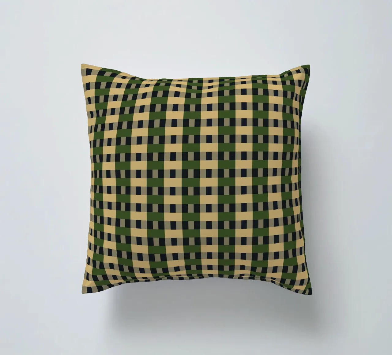 Plaid dama gioco retrò colore cuscino da Little Dean