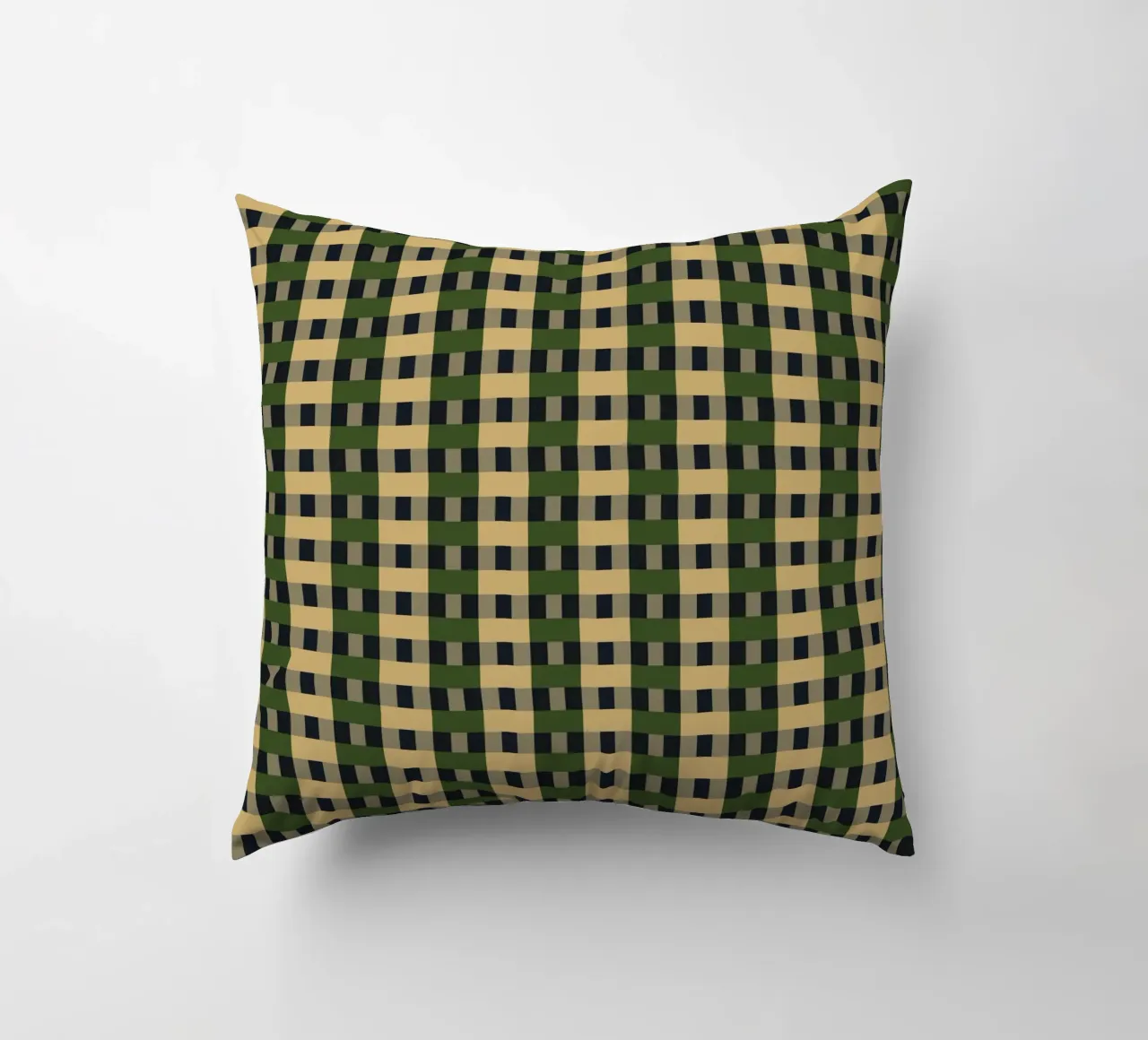 Plaid dama gioco retrò colore cuscino da Little Dean