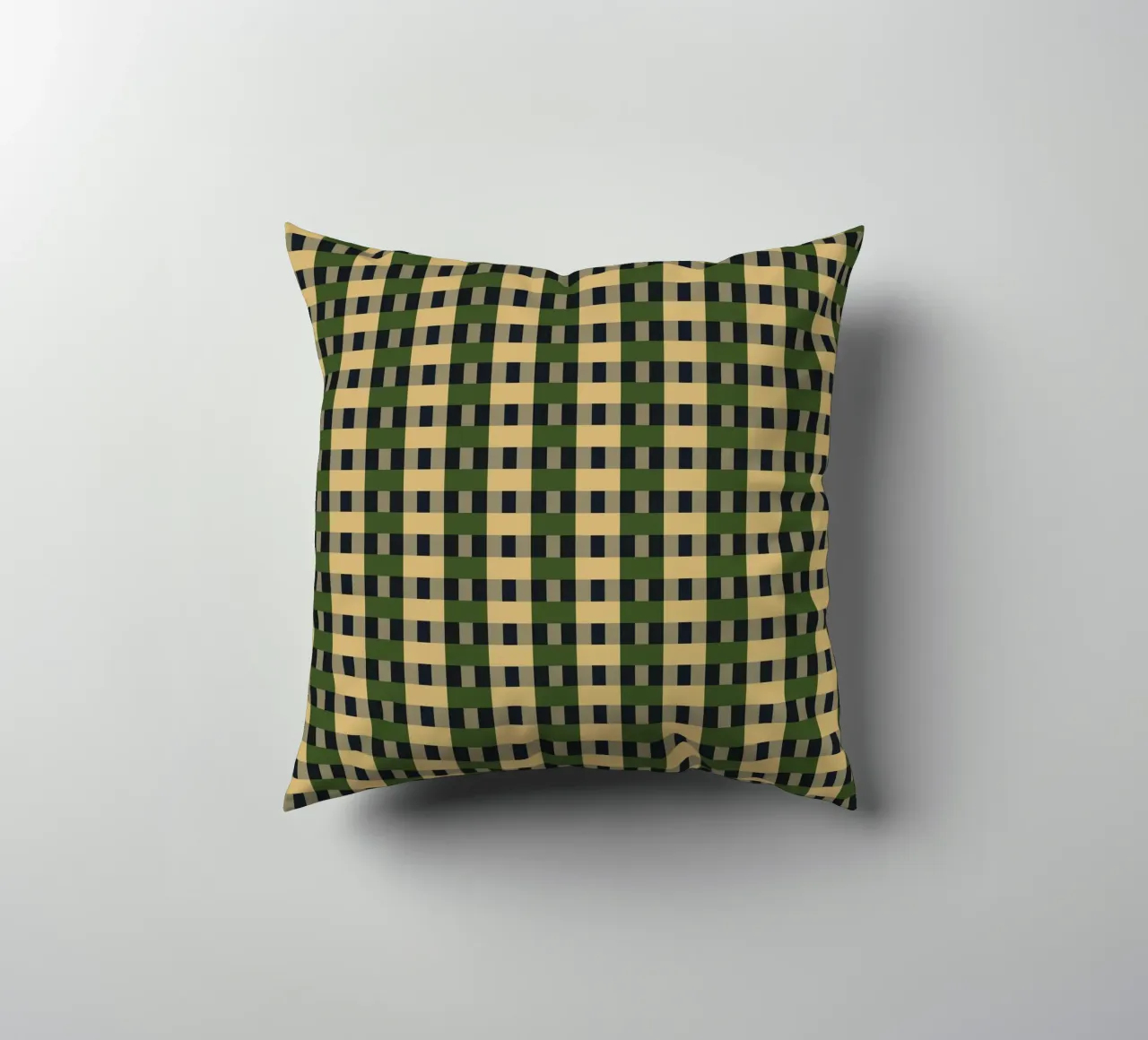 Plaid dama gioco retrò colore cuscino da Little Dean