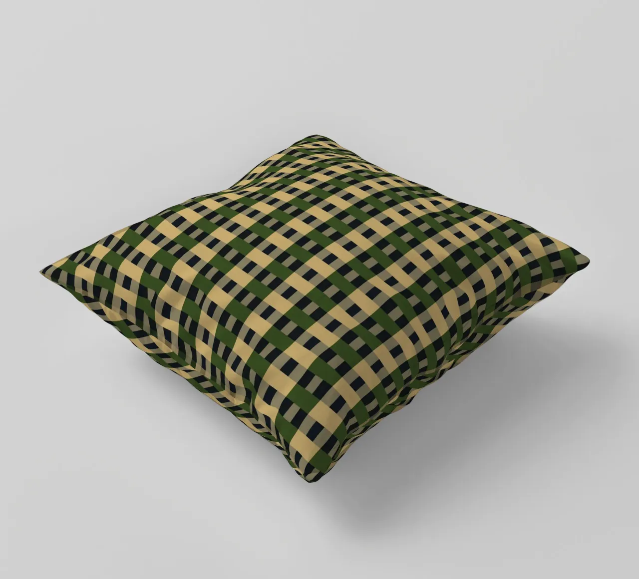 Plaid dama gioco retrò colore cuscino da Little Dean