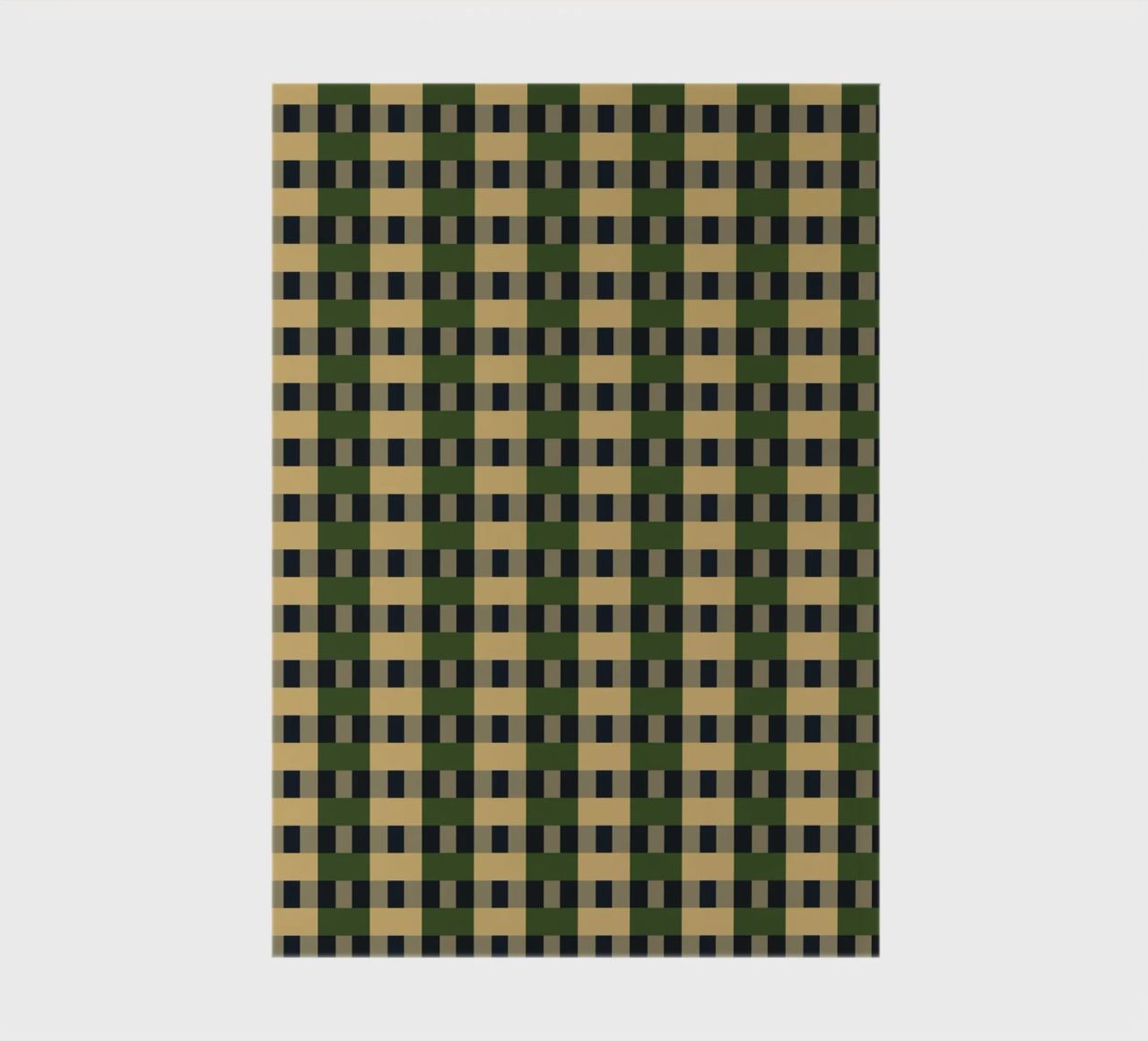 Plaid checker retro game color notebook by Little Dean