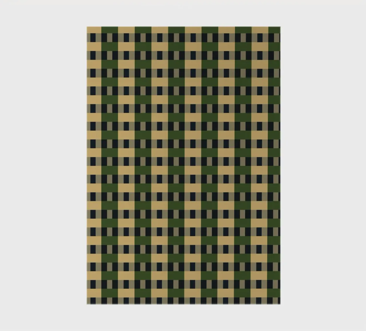 Plaid checker retro game color notebook by Little Dean