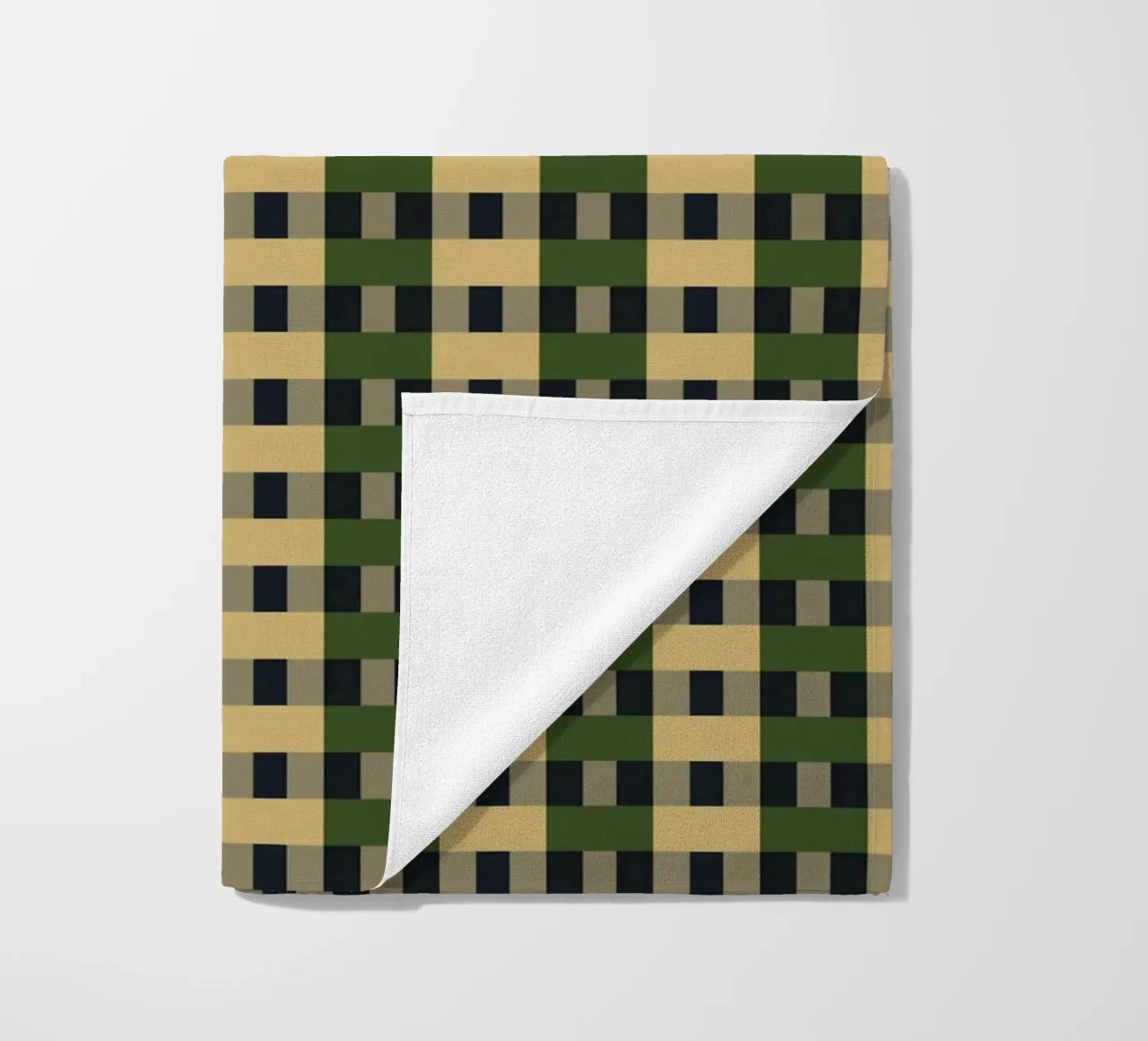 Plaid dama gioco retrò colore telo mare da Little Dean