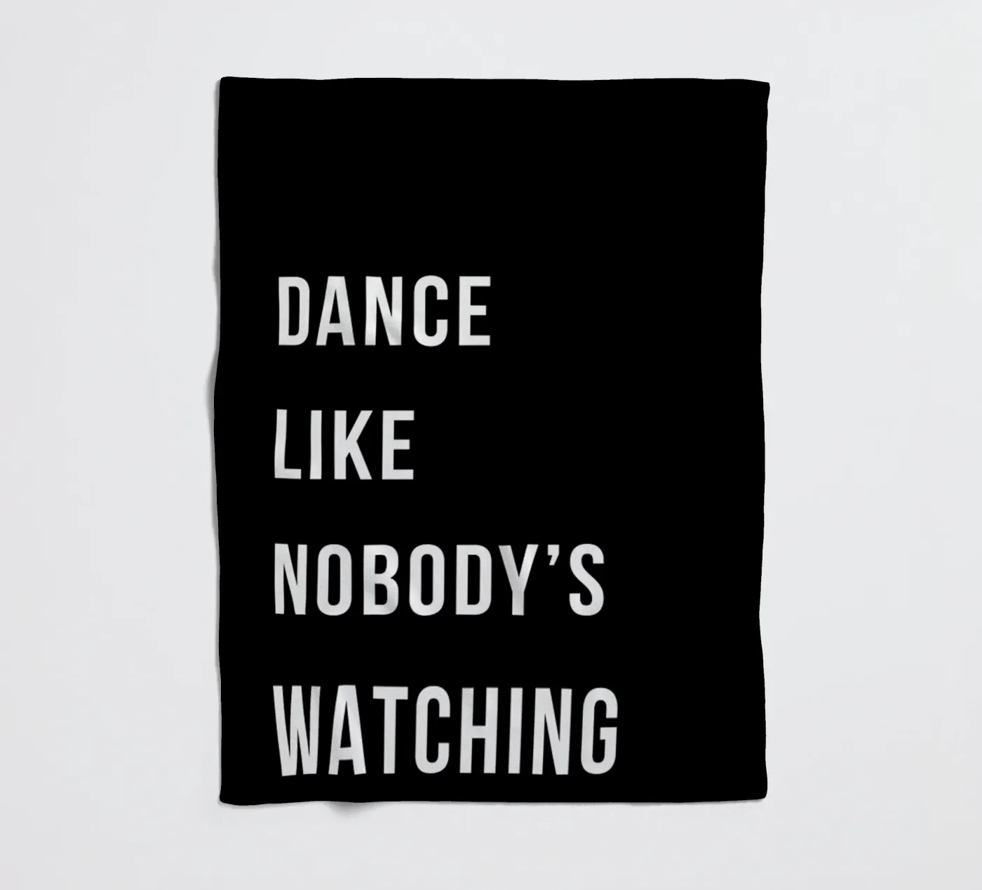 Dance - Black Fleecedecke von Studio One