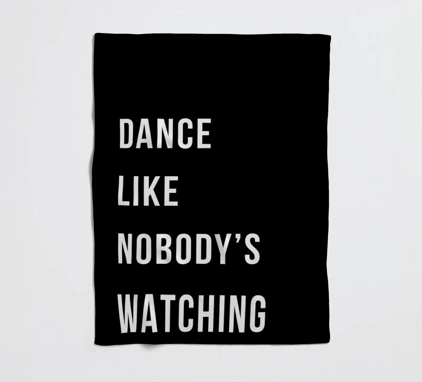 Dance - Black fleecedeken van Studio One
