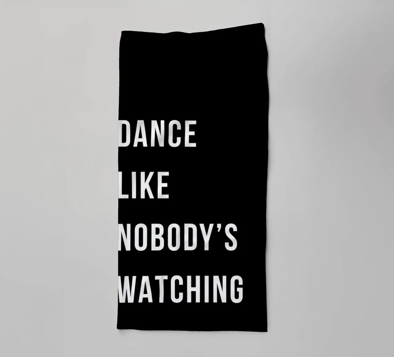 Dance - Black asciugamano da bagno da Studio One