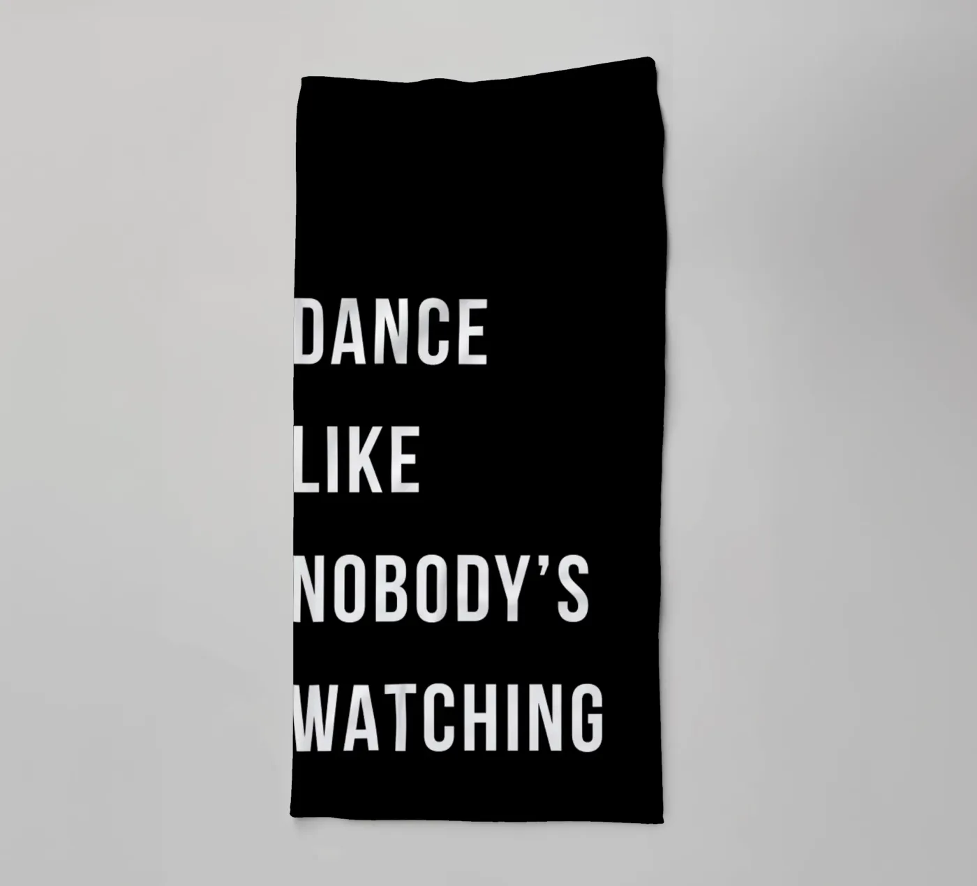 Dance - Black towel by Studio One