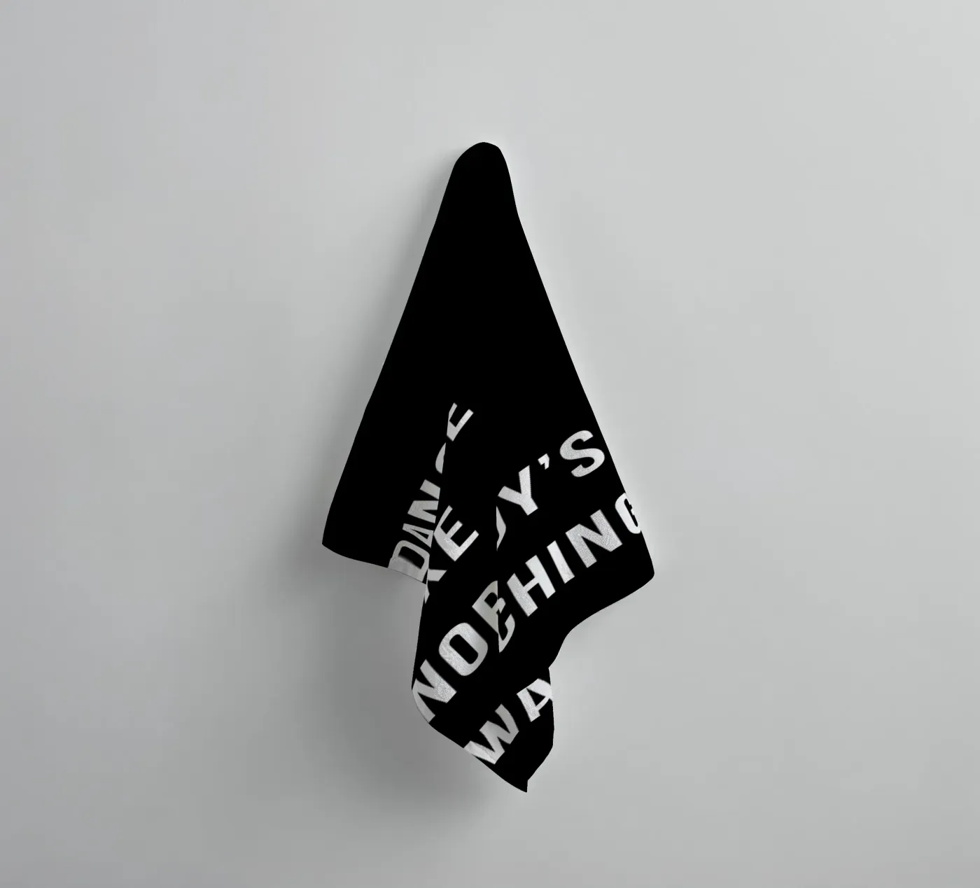 Dance - Black towel by Studio One