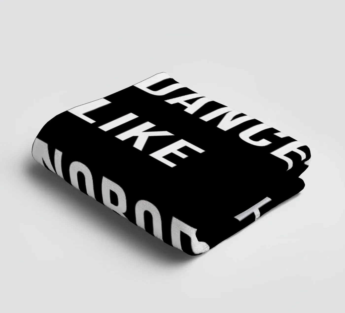 Dance - Black towel by Studio One