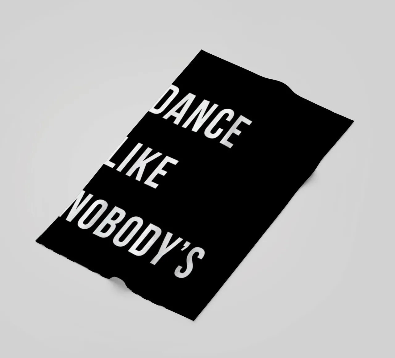 Dance - Black telo mare da Studio One