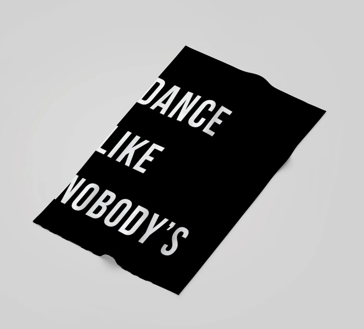 Dance - Black telo mare da Studio One