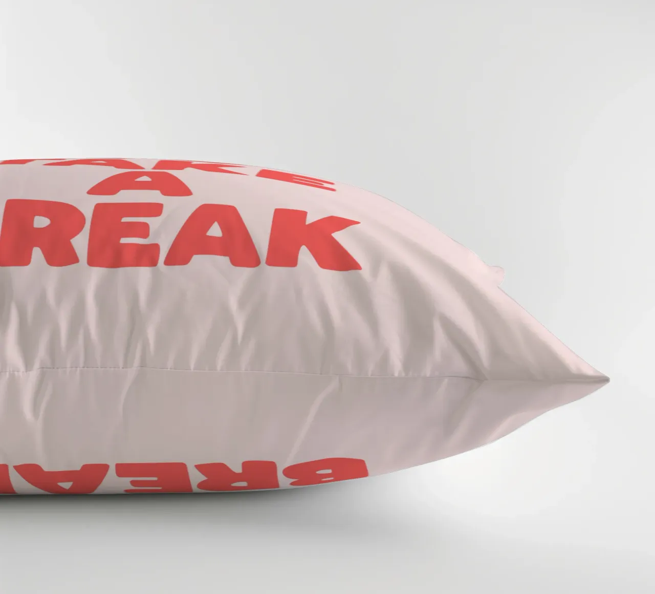 It's Okay to Take a Break Whimsical Typography Design decorative cushion by THE MOTIVATED TYPE
