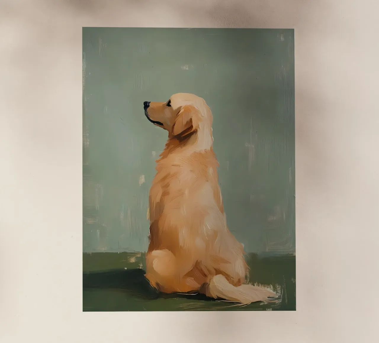 Golden Retriever pellicola backlit da IamHomeStudio