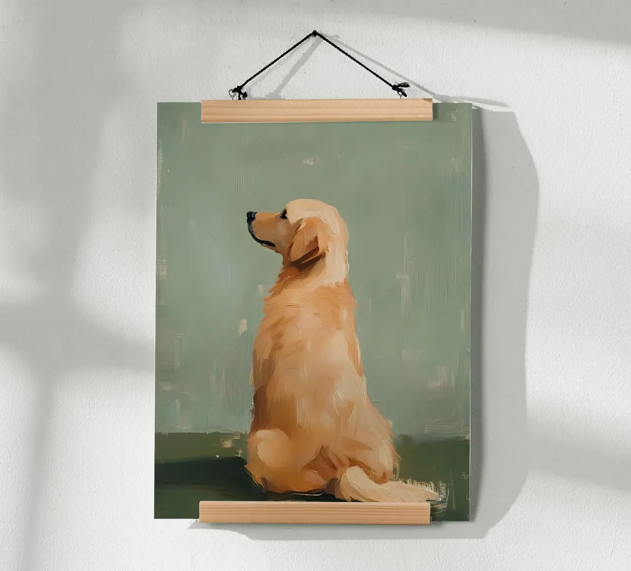 Golden Retriever carta hahnemühle da IamHomeStudio