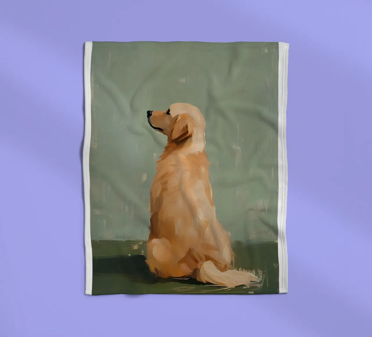 Golden Retriever coperta in pile da IamHomeStudio