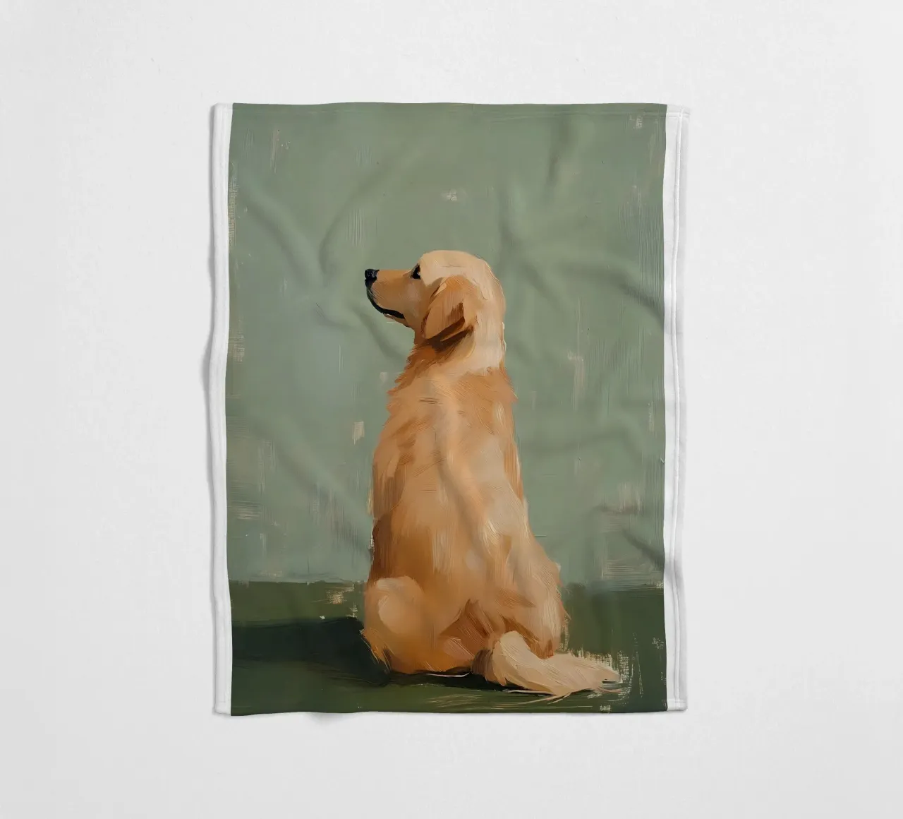 Golden Retriever coperta in pile da IamHomeStudio